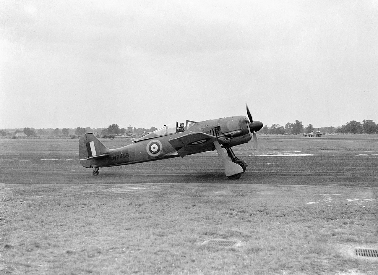 captured Focke Wulf Fw 190A-3 at the Royal Aircraft Establishment
