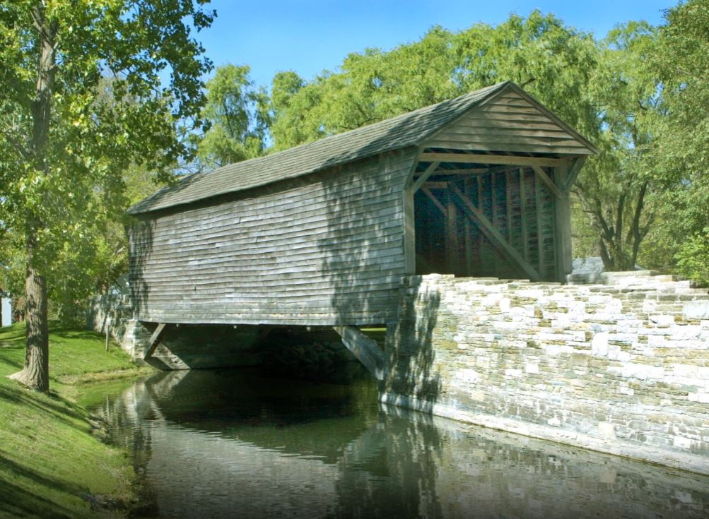 Ackley Bridge is an excellent example of a multiple kingpost truss and a noteworthy early exemplar of covered bridge preservation efforts in the U.S.