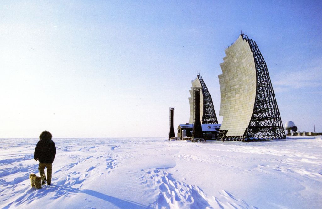A radar station near the northeast corner of Alaska, once part of the front line of the Cold War. George Steinmetz/Corbis