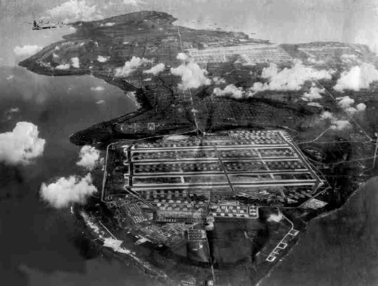 Tinian air fields