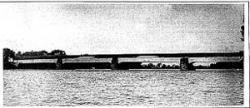 The original wooden Union Bridge