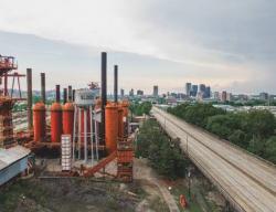Alternate view of the site with Birmingham in background