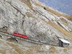 Pilatusbahn - the world's steepest cog railway