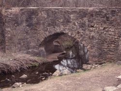 The Espada Aqueduct, running over the Piedras Creek