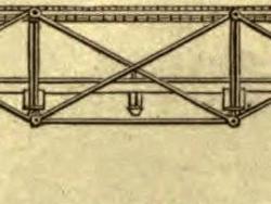 Modified Fink trussed Girder bridge