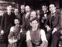Morley with students and instructors, ca. 1893. 